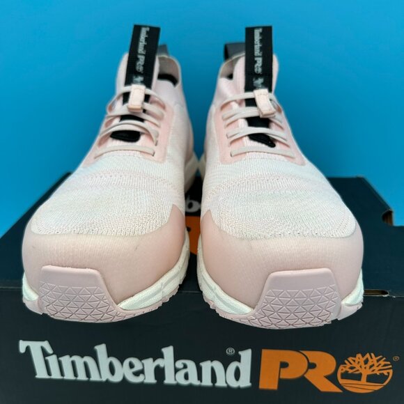 Timberland Pro Women's Day One Knit‎ Composite Safety Toe Shoe, Size 7.5, Pink - Picture 8 of 15